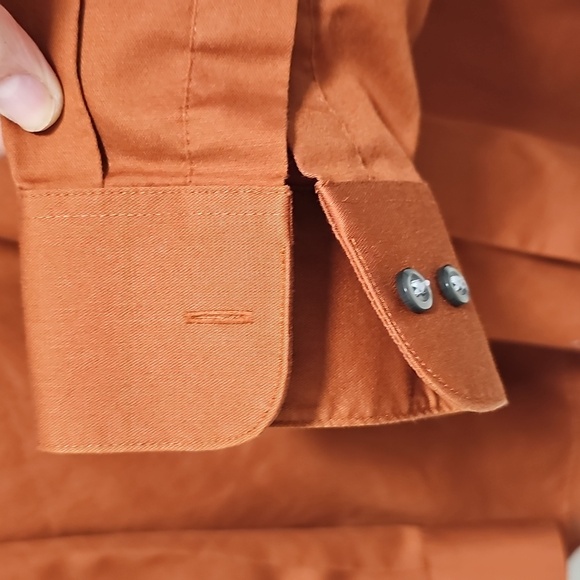 Van Heusen Rust Button-Up Shirt - Picture 5 of 8